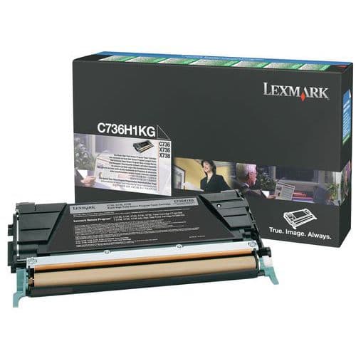 Toner - C736 - Noir - Lexmark