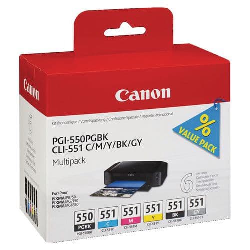 Canon 1 Cartouche D'encre - Pgi-550/cli-551 - Canon