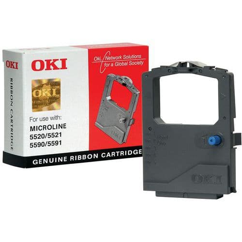 Ruban D'impression - 01126301 - Noir - Oki